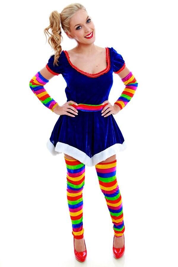 F1909 sexy clown costume for women